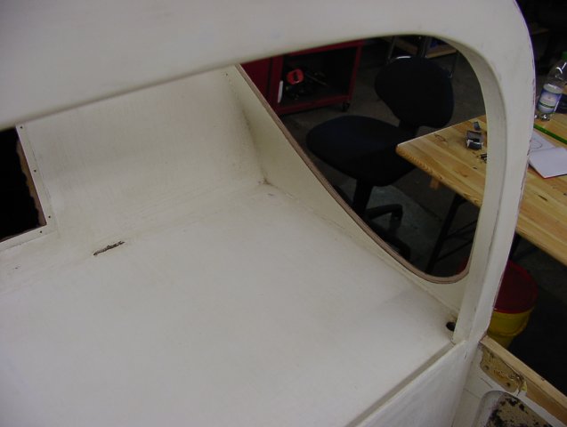 Cockpit Hinterbereich